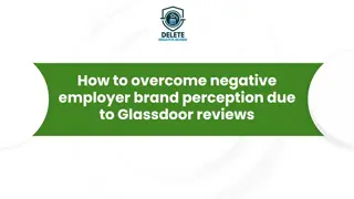 How to overcome negative employer brand perception due to Glassdoor reviews