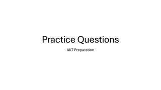 Psychiatry Practice Questions for AKT Preparation