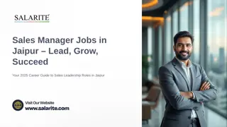 Sales Manager Jobs in Jaipur – Lead, Grow, Succeed