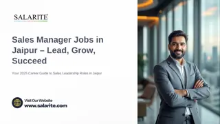 Sales Manager Jobs in Jaipur – Lead, Grow, Succeed