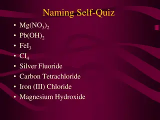Naming Self-Quiz