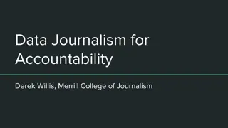 Data Journalism for Accountability and Transparency
