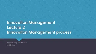 Innovation Management Processes and Models Overview