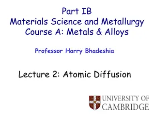 Atomic Diffusion and Interdiffusion in Metals