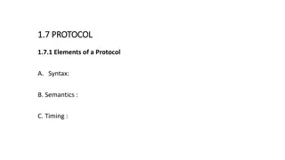 Elements of a Protocol and Transmission Media Overview