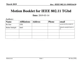 IEEE 802.11-19/0514r10 Motion Booklet for TGbd