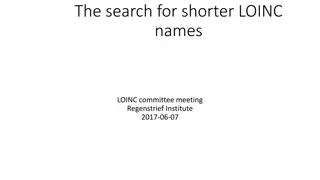 Explore the Evolution of LOINC Naming Practices