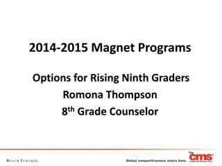 High School Magnet Programs Options for Rising Ninth Graders