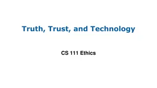 Understanding the Impact of Trust, Truth, and Technology on Societal Conflicts