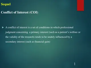 Understanding Conflict of Interest in Professional Judgment