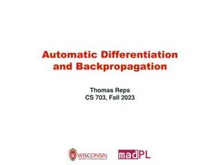 Automatic Differentiation and Backpropagation Explained