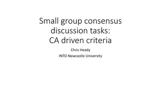 Enhancing Small Group Consensus Discussions in Academic Settings