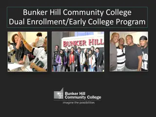 Bunker Hill Community College Dual Enrollment Program Overview