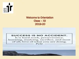 Academic Rigour and Assessment Structure for Class XII 2019-20