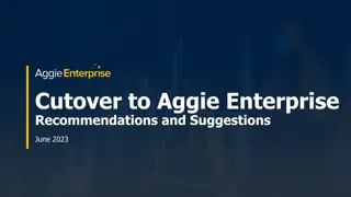 Transition Tips for Aggie Enterprise Implementation