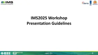 Effective Guidelines for Electronic Slide Preparation in Workshops