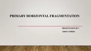 Data Fragmentation in Distributed Systems