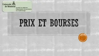 Prix et Bourses in Research Field