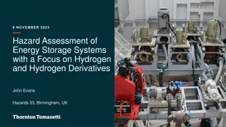 Hazard Assessment of Energy Storage Systems with Focus on Hydrogen