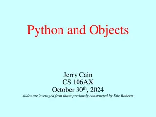 Understanding Python Objects and Classes in Programming