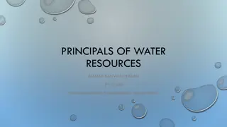Water Resources Management Principles in Environmental Engineering