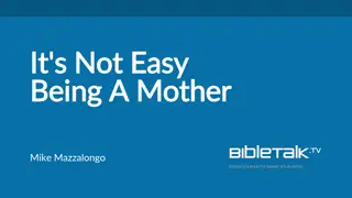 Insights from Genesis: Challenges and Blessings of Motherhood Explored