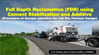 Pavement Rehabilitation: Full Depth Reclamation with Cement Stabilization