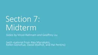 Midterm Slides Review: Reasoning About Code and Concepts