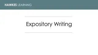 Mastering Expository Writing: Components, Thesis Statements & Organizational Strategies