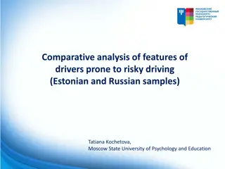 Comparative Analysis of Risky Driving Features in Estonian and Russian Samples