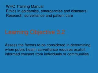 Understanding Informed Consent and Surveillance in Public Health