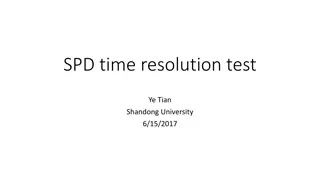 Precise Time Resolution Test Results at Shandong University