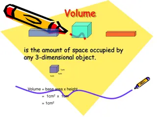 Understanding Volume and Surface Area Calculations for Geometric Shapes