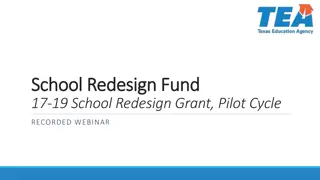 School Redesign Fund 17-19 Grant Program