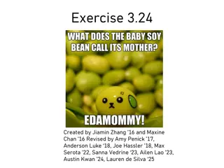 Chemical Engineering Exercise on Soybean Processing