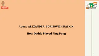 Alexander Borisovich Raskin - Russian Writer and Poet
