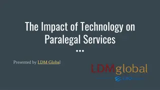 The Impact of Technology on Paralegal Services