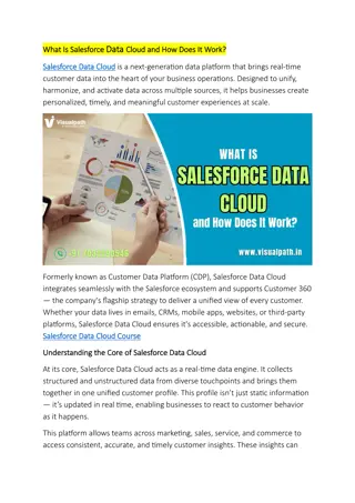 Best Salesforce Data Cloud Training in Hyderabad