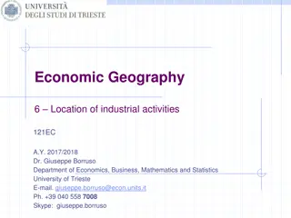 Understanding Weber's Model of Industrial Location