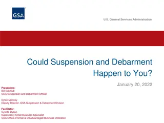Understanding Suspension and Debarment: Implications and Avoidance Strategies