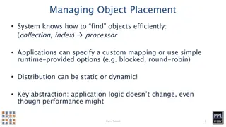 Efficient Object Placement and Management System Tutorials