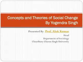 Theories and Concepts of Social Change: Insights by Yogendra Singh