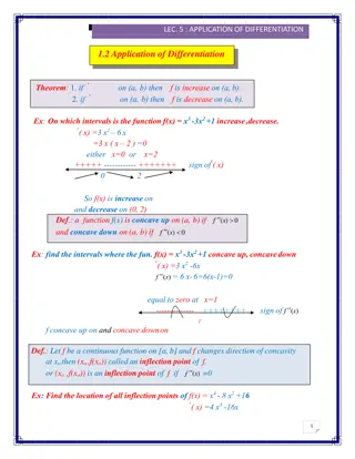 Differentiation Applications and Graph Sketching Techniques