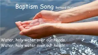 Beautiful Baptism Song with Symbolic Representations