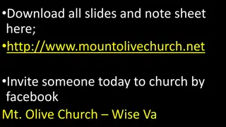 Download All Slides and Note Sheet - Are You Washed in the Blood?