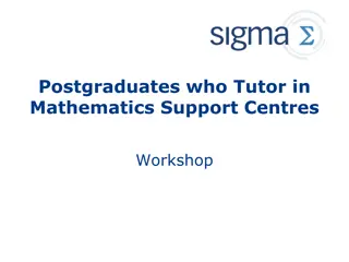 Mathematics Support Centers: Enhancing Student Learning
