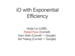 Exploring Efficient iO and Its Applications