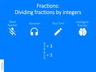 Master Dividing Fractions by Integers with Practice and Examples