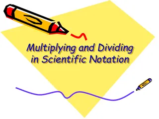 Scientific Notation Multiplication and Division Guide