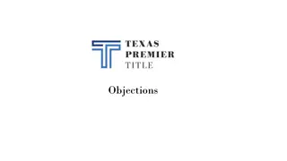 Effective Strategies for Handling Property Objections